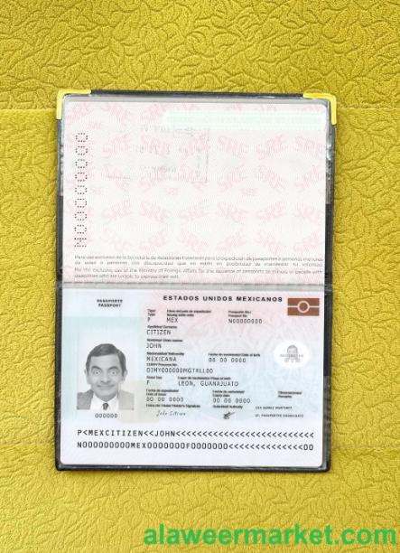 Mexico passport new 2022-present photolook